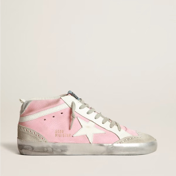 Golden Goose Shoes - Pink and silver golden goose sneakers